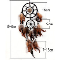Attrape rêve avec plumes, plusieurs modèles ! 35 à 75cm