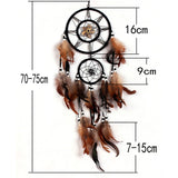 Attrape rêve avec plumes, plusieurs modèles ! 35 à 75cm