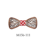 Nœud papillon en bois pour enfant et bébé sculpté original