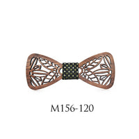 Nœud papillon en bois pour enfant et bébé sculpté original