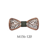 Nœud papillon en bois pour enfant et bébé sculpté original