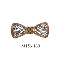 Nœud papillon en bois pour enfant et bébé sculpté original