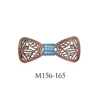 Nœud papillon en bois pour enfant et bébé sculpté original