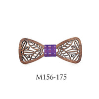 Nœud papillon en bois pour enfant et bébé sculpté original
