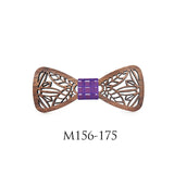 Nœud papillon en bois pour enfant et bébé sculpté original