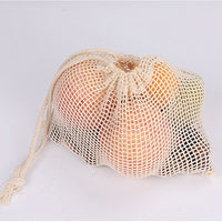 3 sacs de courses réutilisables en tissu pour fruits et légumes. Sachets écologiques