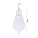 Panneau solaire avec ampoule éclairage LED et batterie intégrée, chargeur micro USB