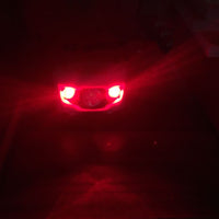 Lampe frontale 4 modes waterproof. Projecteur LED à piles AAA