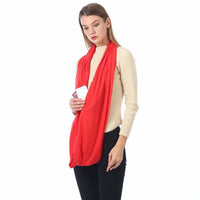 Écharpe avec poche secrète de rangement, foulard avec fermeture éclair