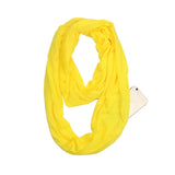 Écharpe avec poche secrète de rangement, foulard avec fermeture éclair