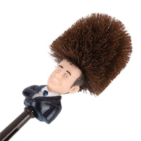 Brosse de toilette Emmanuel Macron. Brosse WC humoristique Président Macron