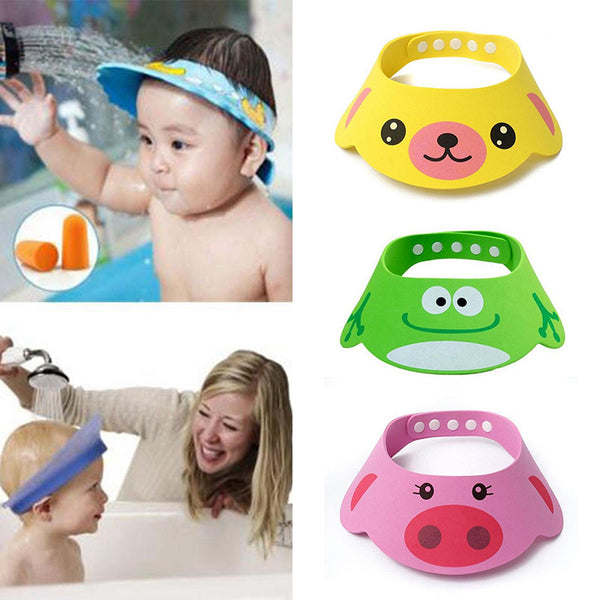 Bébé store - Bonnet Casquette De Douche Bain Ajustable 💒