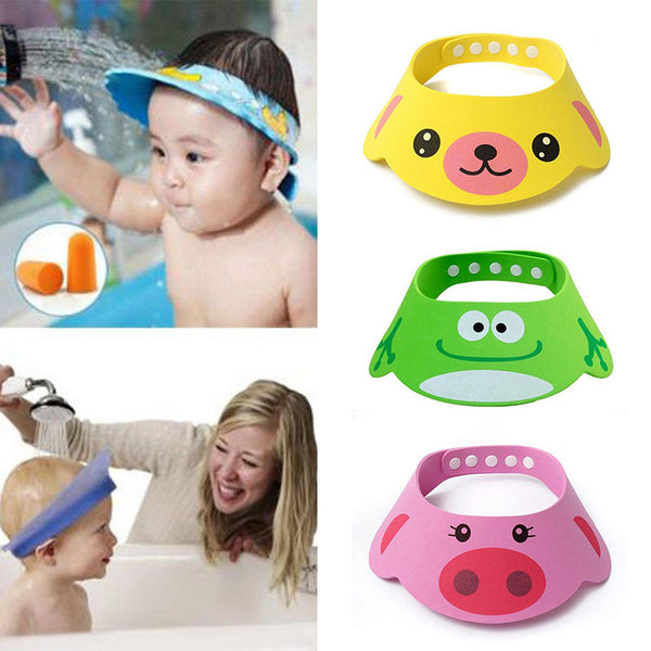 Casquette visière bonnet de bain pour shampoing douche bébé – Stock de  cadeaux