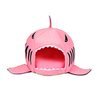 Panier pour chien ou chat en forme de requin ! Niche confortable pour animaux