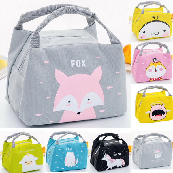 Sac isotherme pour pique nique. Lunch box avec dessins d'animaux et personnages