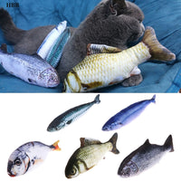 Jouet peluche poisson pour chats