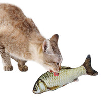 Jouet peluche poisson pour chats