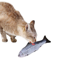 Jouet peluche poisson pour chats