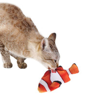 Jouet peluche poisson pour chats