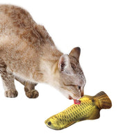 Jouet peluche poisson pour chats
