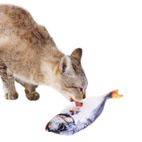 Jouet peluche poisson pour chats