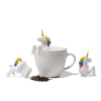 Infuseur à thé en forme de chat, licorne, écureuil, chouette, poisson