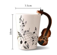 Tasses ou mug en céramique instrument 3D pour les fans de musique !