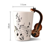 Tasses ou mug en céramique instrument 3D pour les fans de musique !