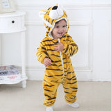 Costumes pyjamas animaux pour bébés (3 mois à 2 ans)