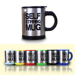 Tasse auto-mélangeuse 400ml. Mug qui se remue tout seul !