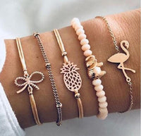 Bracelet multiple, ancre, signe infini, flèche, love, cœur, terre, boussole, coquillage