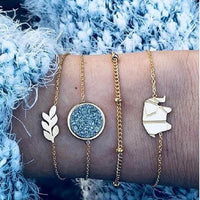 Bracelet multiple, ancre, signe infini, flèche, love, cœur, terre, boussole, coquillage