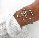 Bracelet multiple, ancre, signe infini, flèche, love, cœur, terre, boussole, coquillage