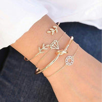 Bracelet multiple, ancre, signe infini, flèche, love, cœur, terre, boussole, coquillage