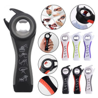 Ouvre boite, décapsuleur multifonctions 5 in 1