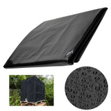 Housse de protection opaque noire pour cuve IBC de 1000 litres. Bâche pour container de récupération d'eau