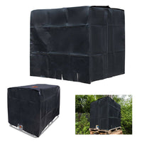 Housse de protection opaque noire pour cuve IBC de 1000 litres. Bâche pour container de récupération d'eau