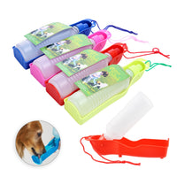 Bouteille portable - Gourde d'eau pour chiens, 250 à 500ml. Idéal balades
