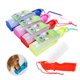 Bouteille portable - Gourde d'eau pour chiens, 250 à 500ml. Idéal balades