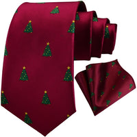 Cravate de Noël chic et élégante (père noël, bonhomme de neige, sapin, flocons, etc)