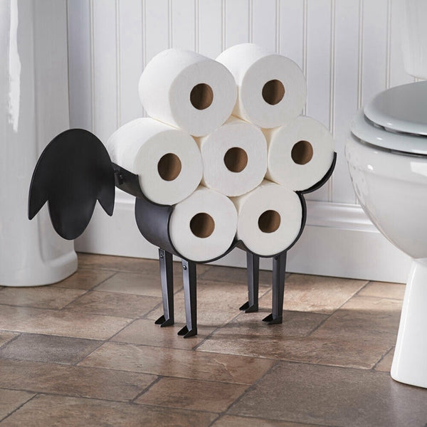 Support de rouleau de papier toilette drôle, support de support de papier  toilette mural de salle de bain
