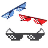 Lunettes en forme de pixels, style minecraft ou "deal with it" enfant et adultes