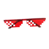 Lunettes en forme de pixels, style minecraft ou "deal with it" enfant et adultes