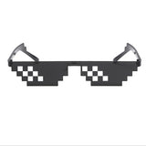 Lunettes en forme de pixels, style minecraft ou "deal with it" enfant et adultes