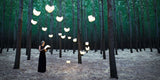 Lampe LED livre ouvert design en bois. Veilleuse rechargeable à LED, 360 degrés
