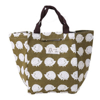 Sac isotherme pour pique nique. Lunch box avec motifs ours polaire, hérisson, baleine, forêt
