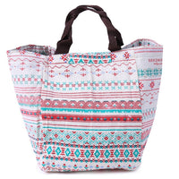 Sac isotherme pour pique nique. Lunch box avec motifs ours polaire, hérisson, baleine, forêt