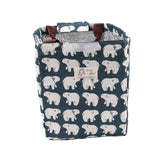 Sac isotherme pour pique nique. Lunch box avec motifs ours polaire, hérisson, baleine, forêt