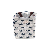 Sac isotherme pour pique nique. Lunch box avec motifs ours polaire, hérisson, baleine, forêt