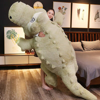Peluche géante Crocodile Alligator de 60 à 140cm ! Énorme coussin croco